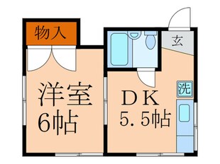 西台コ－ポの物件間取画像